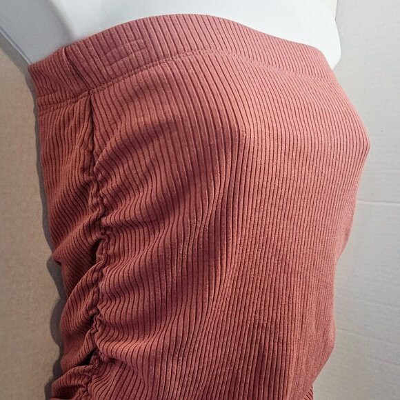 SUNDRY FOR EVEREVE‎ RUCHED SIDE TUBE TOP MAUVE PINK SZ 1/SM - Picture 2 of 6